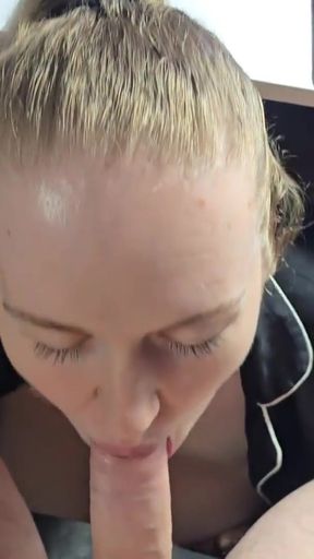 Gamer Gets Unexpected Surprise Blowjob From His Horny Wife   Clip 1