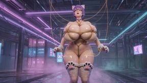 Shibari Catwoman 3D Hentai Ropes Suspension Big Tits Ass Fuck