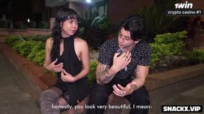 He Was Twice Her Size in a Public Rough Encounter