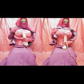 Elisyahijabdoll Part 8 Masturbate Dick Hard Dick Cum Shot