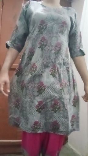 Indian Gay Crossdresser Gaurisissy looking like a housewife in Salwar Kurta xxx   Clip 1