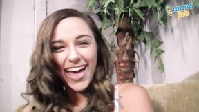 ”Barely-Legal Model Zoey Foxx stars in step daddy's Fallen Angel featuring Huge Pop Shots Puffy Nipples Thumb Sucking Big Cum Loads!”