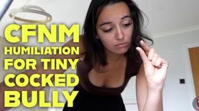 CFNM Humiliation For Tiny Cocked Bully
