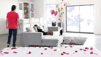 PURE MATURE Alana Cruise Pampered with Massage Fuck on Valentines Day