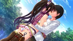 Playful cartoon hero finds biggest tits and kisses them