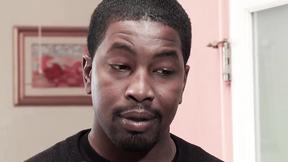 ”Tiny redhead Lola Fae mounted on a fat black meat”