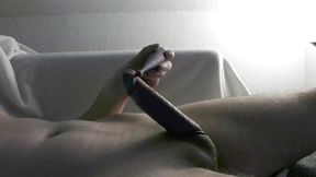 Vibrator Edging with a Lot of Precum