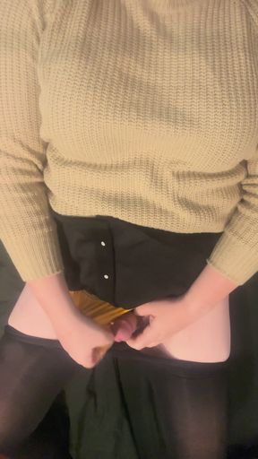 Trans Giril Lauren Shows You Whats Under Her Tights