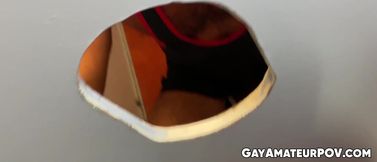 Hairy Giuspel7 takes my dick at a gloryhole deep in his ass bareback