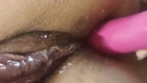 Wet pussy and solo Anal Dildo Fun