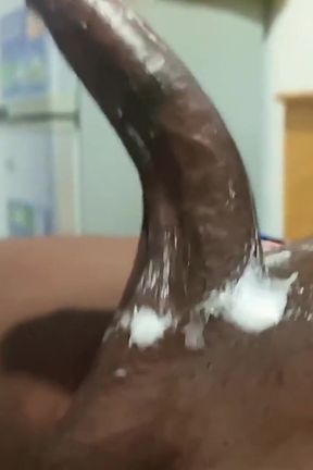 BBC Homemade Toy Throat Creamy Fuck