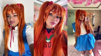 Asuka’s Chubby Ebony Cosplay Fart Burp Compilation Plugsuit