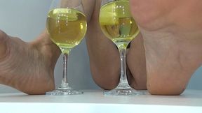 peeing in glasses for you