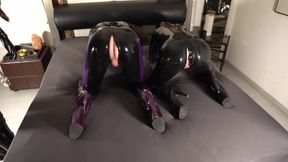 Darlaltx Loves Dominating A Horny Latex Slut Couple