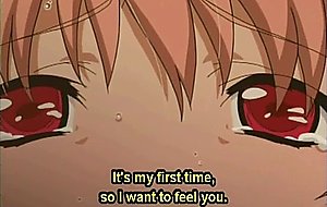 Coed hentai cutie gets licked and poked from behind