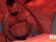 BEARFILMS Marc Angelo Jerks Off Trevor Fentiman Hard Dick