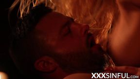 Hot oil slicked temptress enjoys deep penetration and oral&#x1F61C; pleasure
