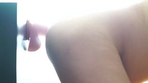 Doggy Style Dildo Ride