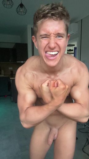 Naked Posing at Home
