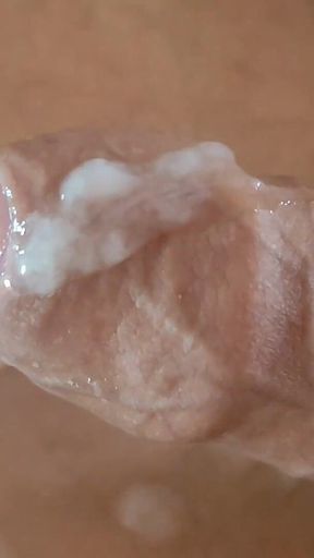 Huge Load Explosion From Phimosis Dick!!!