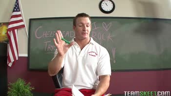 Sensi Pearl's Cheeky Cheerleader Fling with Teacher Tj Cummings