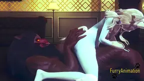Japanese Furry Hentai – Demon Wolf & Arctic Fox Suck & Fuck for Creamy Orgasms