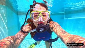 Aquaphilias- Onyx Kim- Her First SCUBA Lesson