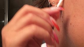 Cleaning my very dirty ear