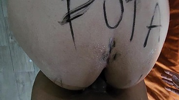 I am an anal whore, I want my man's cock and arm inside my asshole all the time
