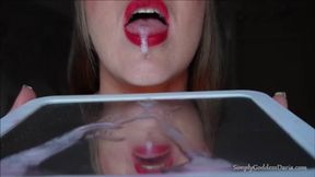 Thirsty And Hungry Swallowing My Drool (720p HD)