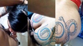 fui a pedirle un huevo a mi vecino y me revento el culo hasta llenarmelo de leche me dolio