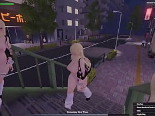 Secret Flasher Manaka - Going naked as far as I can!