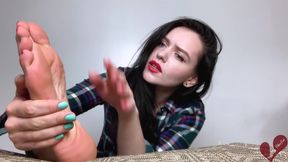 My perfect oily feet - your tease torment