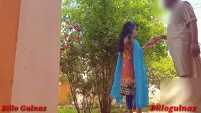 Young Indian girl gets slammed by her step brother's chiseled body in the park, it's a real scene!