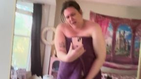 Blowjob Fresh Out Shower Towel Open Windows Pussy Play