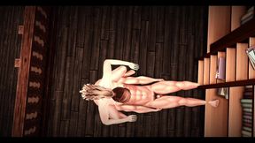 The Blissful Simmers_sims Evelyn and Eros Get Down and Dirty in the Library