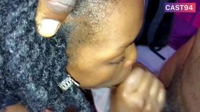 Big Boobs Sucks 6.7inch African Black Dick