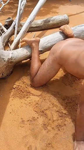 Ladysilva Naked on the Beach Who Will Put It Nice in My Hot Ass with a Sexy Tan Line