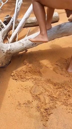 Ladysilva Naked on the Beach Who Will Put It Nice in My Hot Ass with a Sexy Tan Line