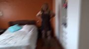 Look how my stepmother dresses for work, in erotic lingerie, it turns me on so much.