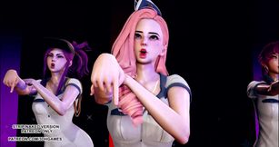 Itzy - Wannabe hot kpop dance KDA Ahri Akali Kaisa Evelynn Seraphine