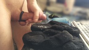 Cum shot on slippers I bought from sexy MILF