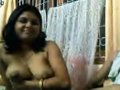 Desi couple giving a show on webcam