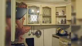 Hot Blonde Amateur MILF Photographed in Her Kitchen