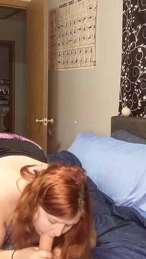 Cheating while she watches us