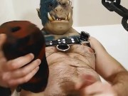 Orc Rides His Dragon Mouth Toy -Sloppy Preview-