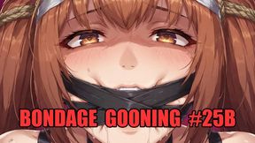 Bondage Gooning #25B: Leather Mistress Bondage Goon State (Animated)