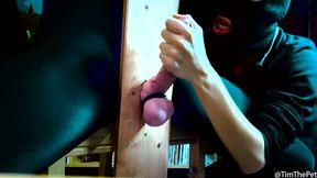 Tim's Milking Chair #2 - Femdom Ava Makes Her Pet Cum TWICE in CBT Chair - Pt1 - Huge First Load!!!