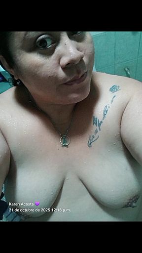 Every time my wife comes in to take a bath she sends me a video masturbating   Clip 2