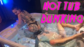Demoness Luna Lures Maz Morbid Into Her Hot Tub for Foot Worship & Underwater Smothering #Demoness #Facesitting #FootWorship 1080p